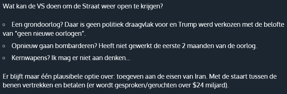 Ik zat er een klein beetje naast met de miljard. Het worden er minstens 0!